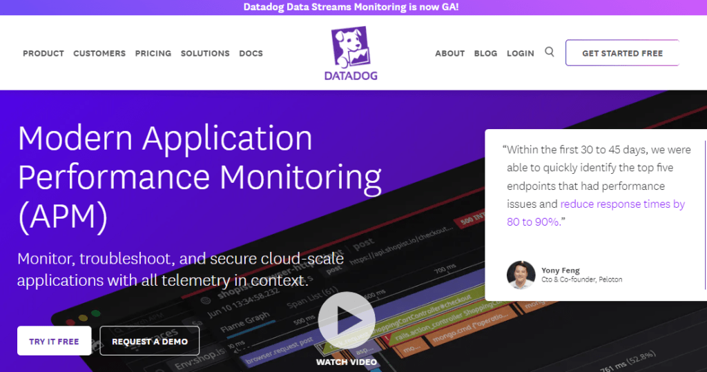 DataDog - SaaS Application Monitoring